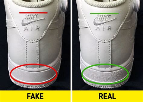how can you tell if nikes are fake